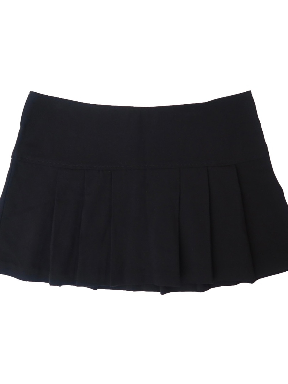 Star City Black Pleated Mini Skirt
